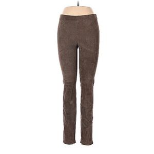 Women’s — Elie Tahari — Vegan Suede Legging — Brown — Size S — Like New